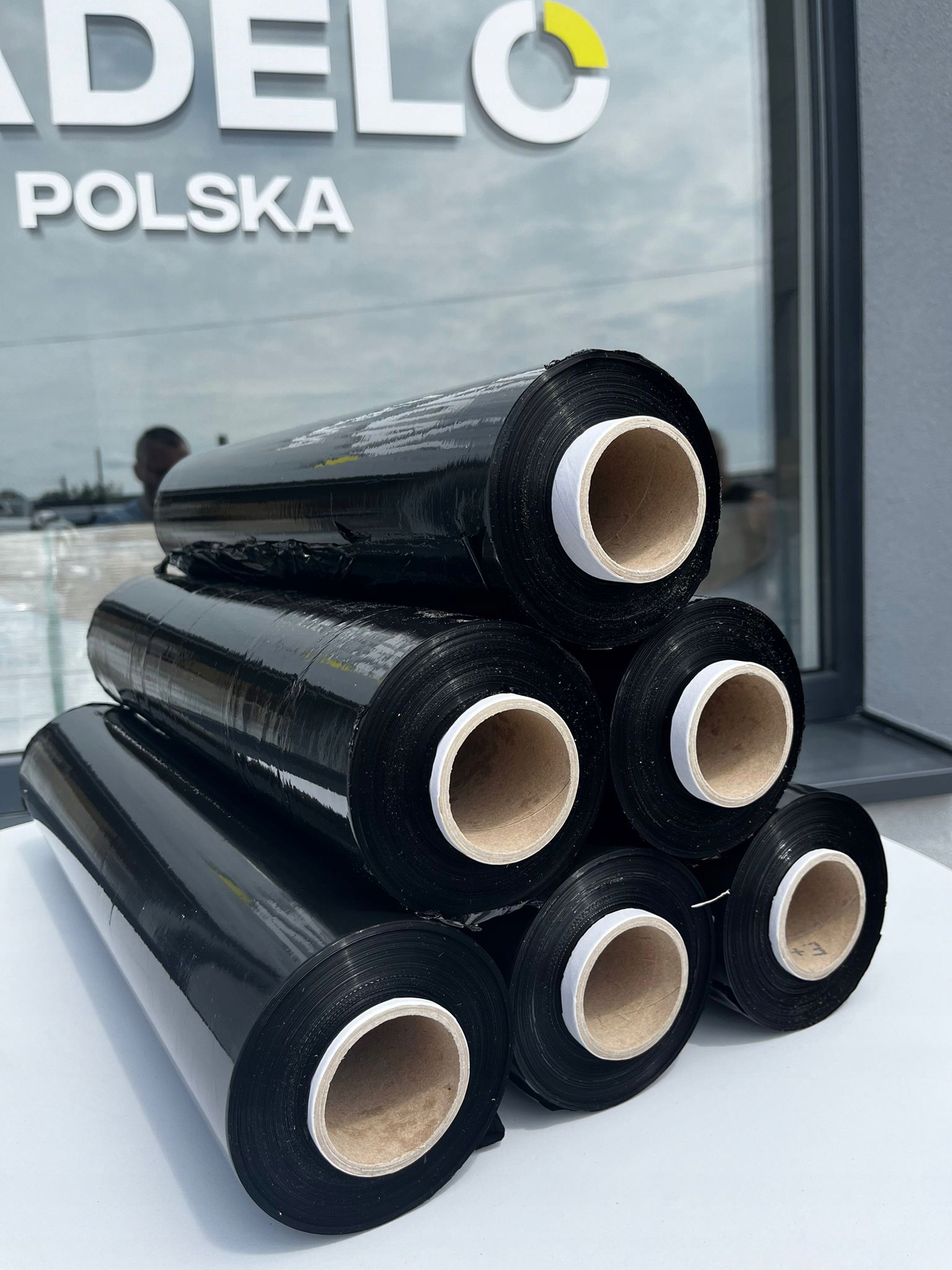 Folia stretch czarna 3 Kg XXL do palet i opakowań Marka inny