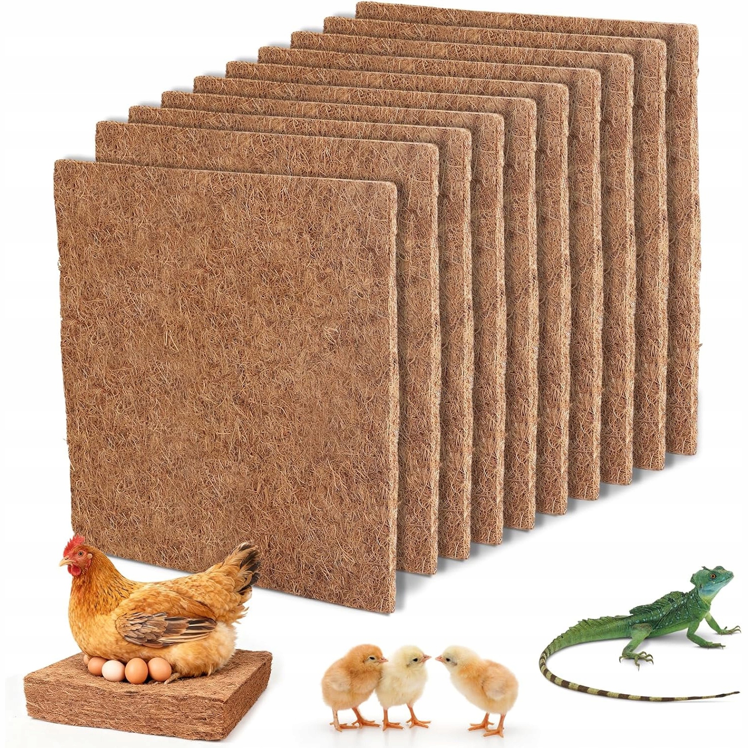 Levně Kokosová Podložka Substrát Jako Stelivo Do Klece Kotec Pro Králíka Vysoká Kvalita