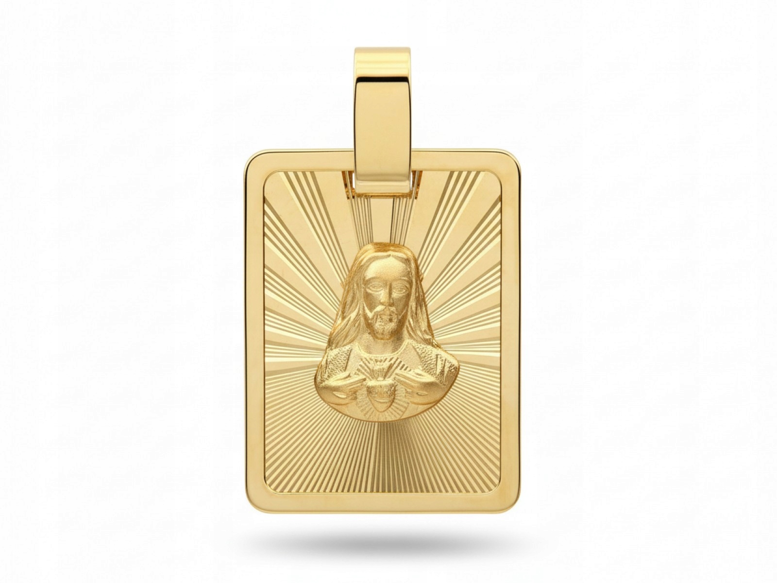 Zlatý ženský přívěsek 585 Pan Ježíš elegantní design elegantní