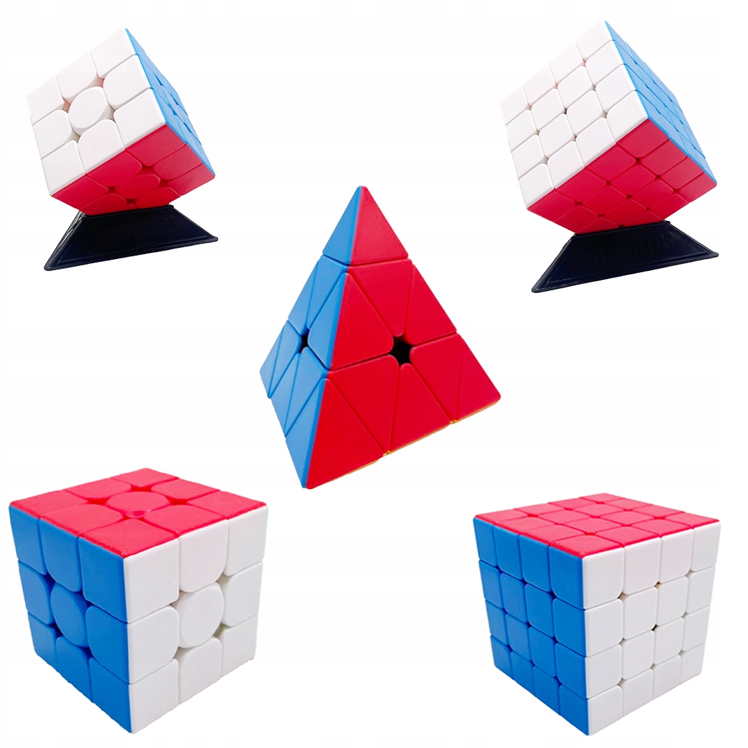 

Zestaw Kostka 3x3 4x4 Piramida Oryginalna Szybka