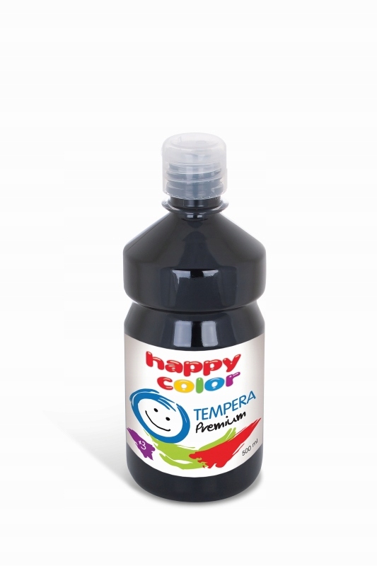 

Farba tempera 500 ml Happy Color czarna