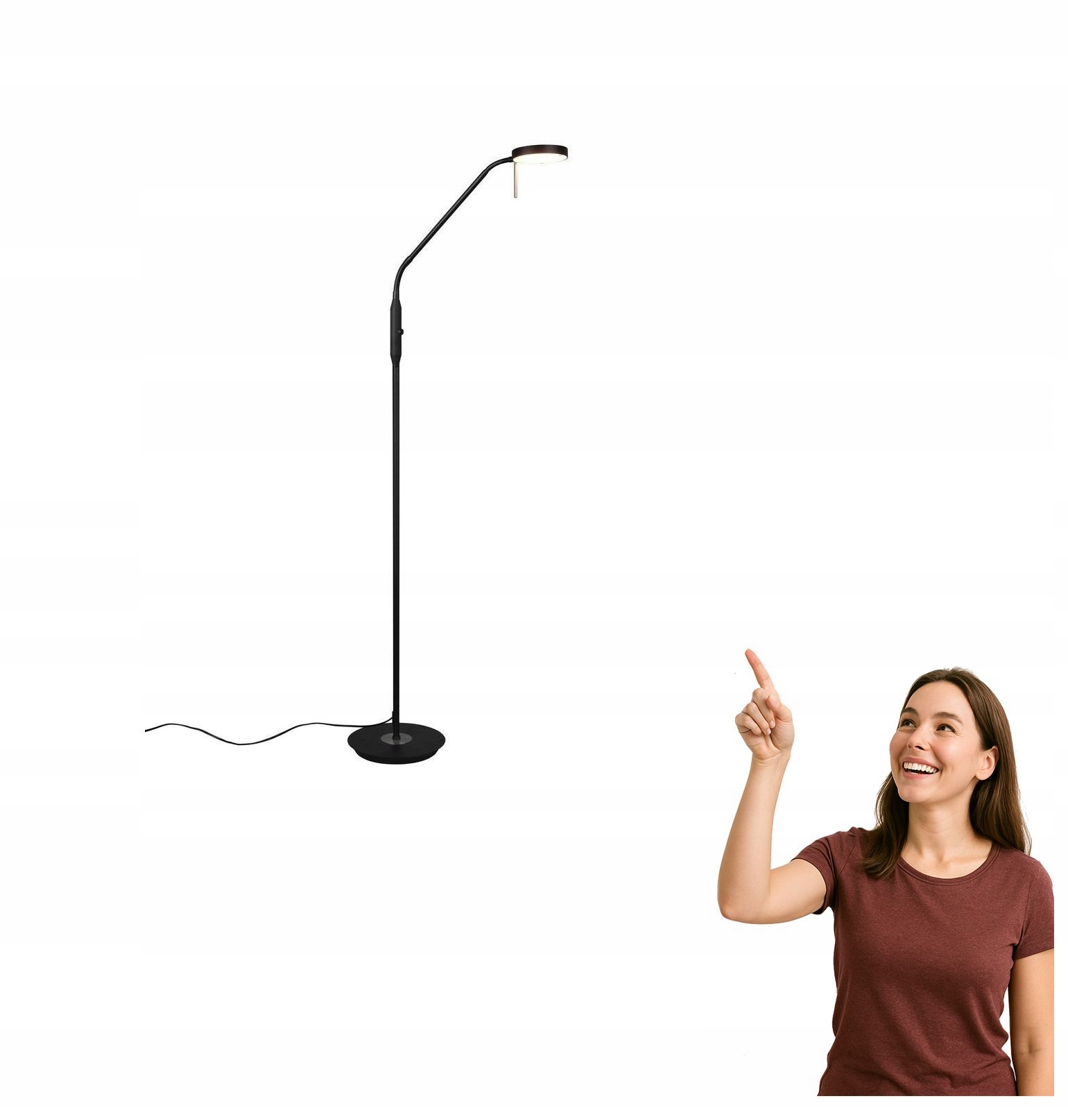 Podlahová lampa Nemio Led 12 W Trio