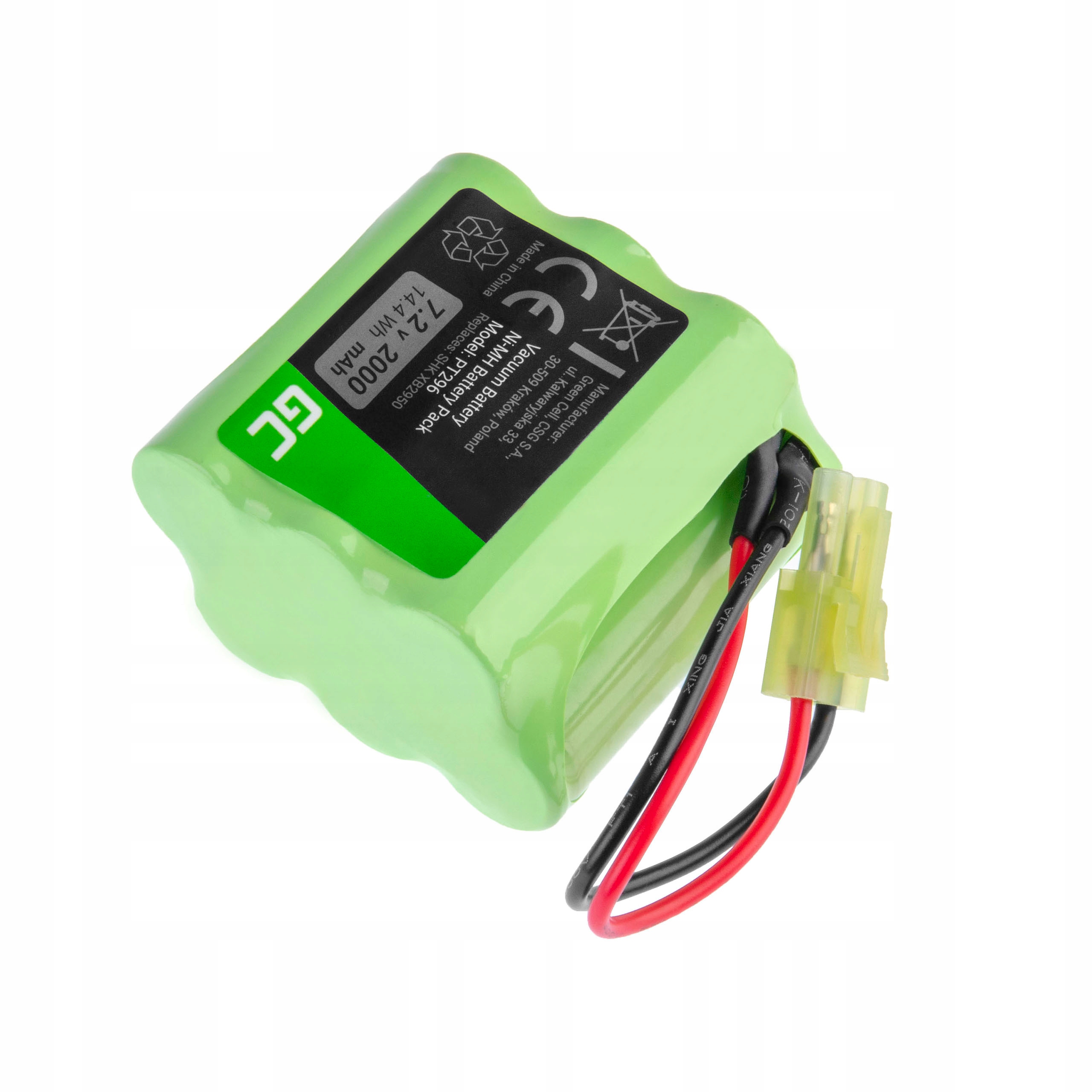 Akumulator Ni-MH do odkurzacza Shark XB2950 V2950 V2950A V2945Z 7.2V 2Ah Kod producenta PT296