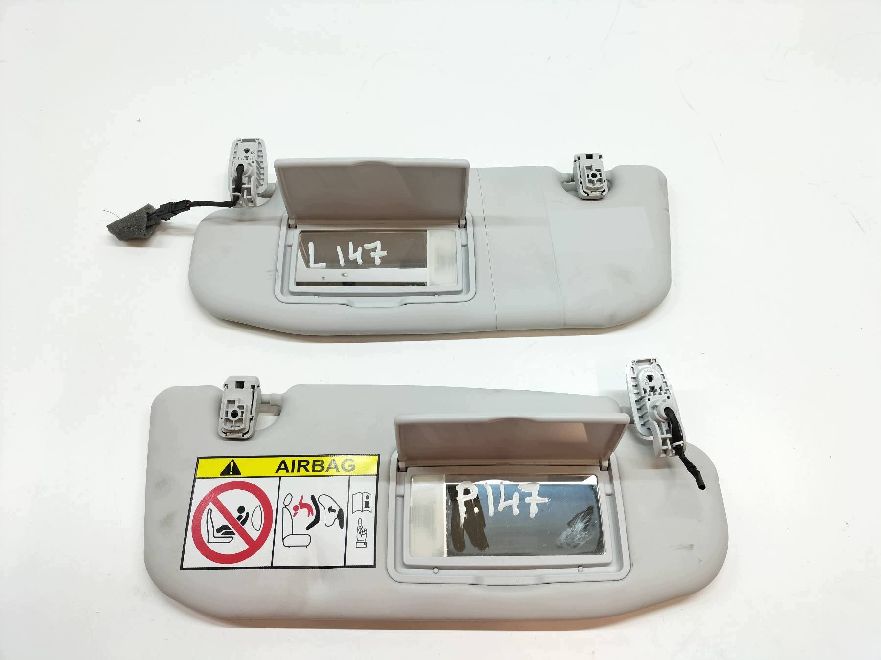 visors PRZECIWSLONECZNE left right cover KPL Fiat Tipo II (2016- )
