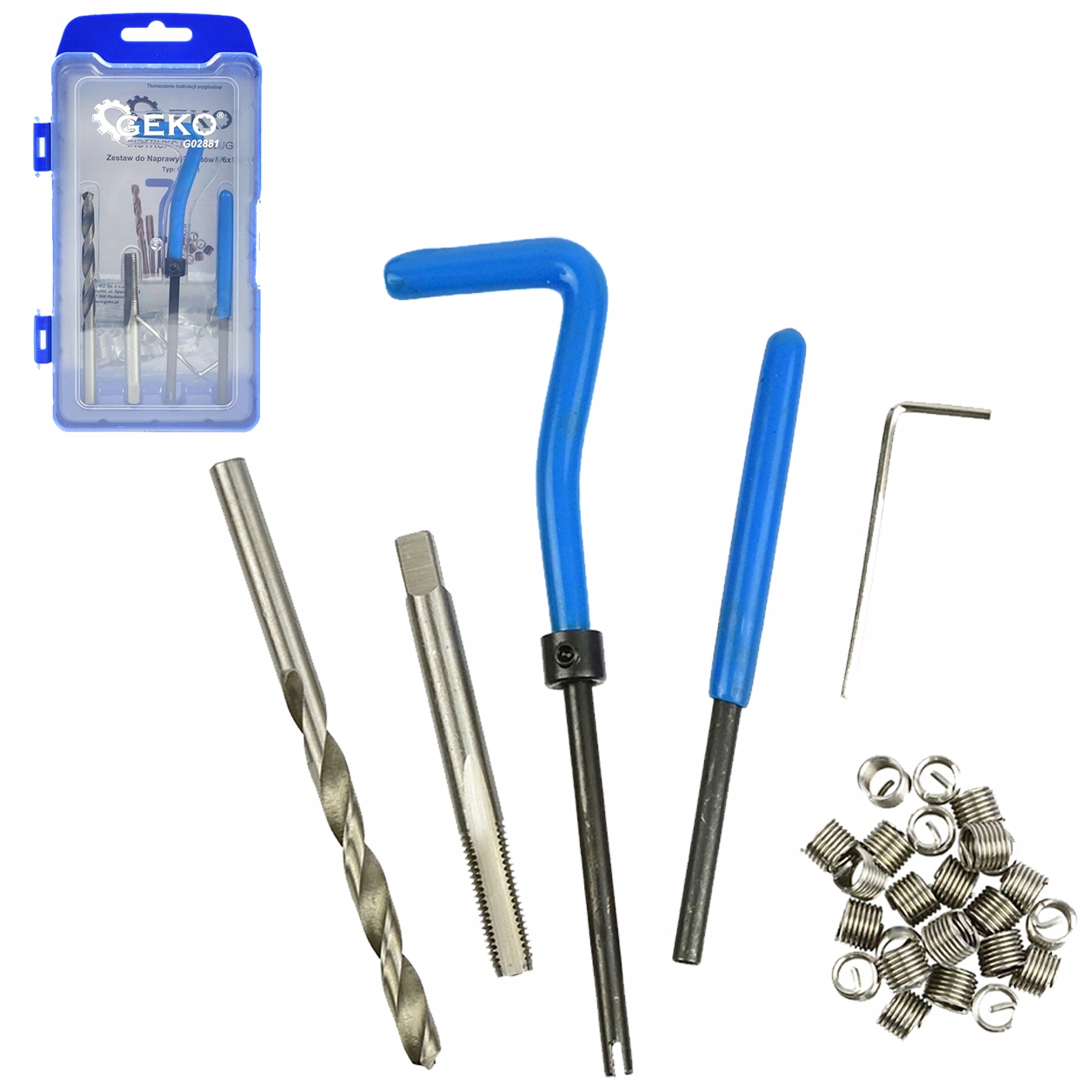 

Zestaw Do Naprawy Gwintów M6x1,0mm