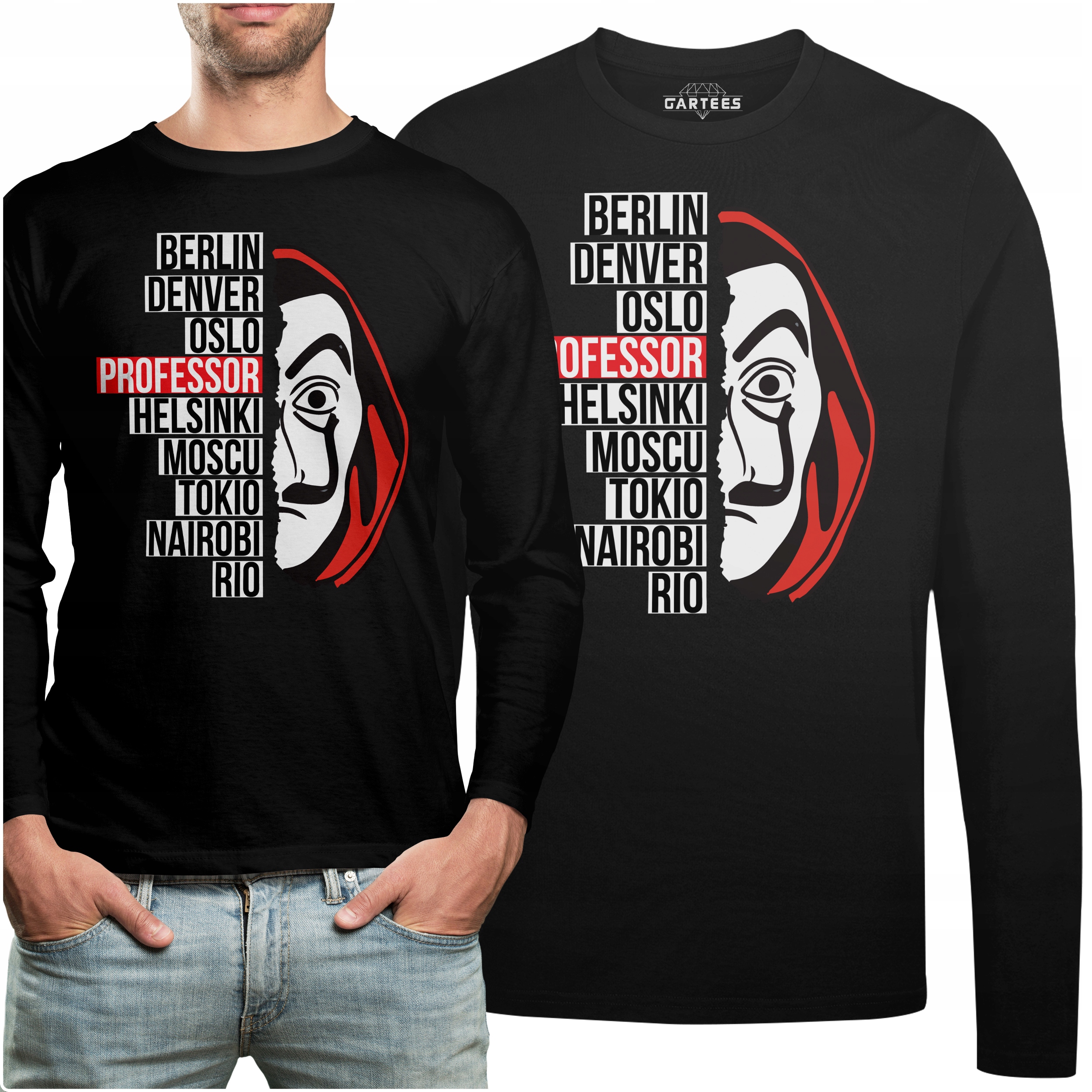 

Koszulka Long Na Prezent Grafika Dom Z Papieru