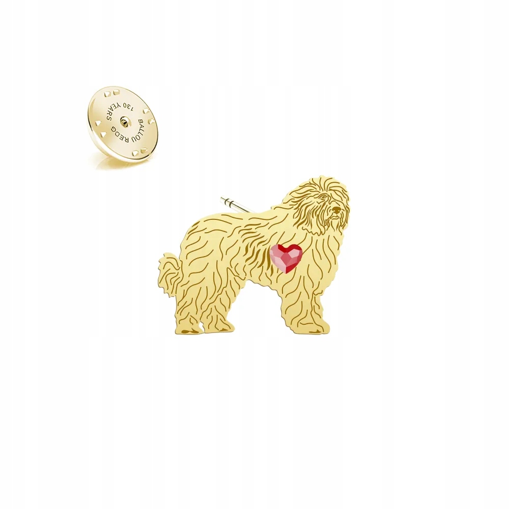 Odznak s rumunským ovčákem Mioritic 925 Šperky Dedikace