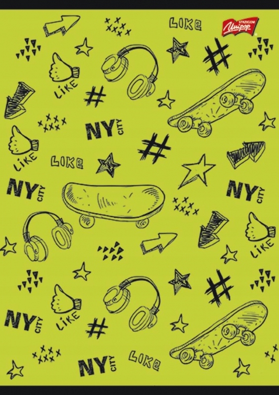 UNIPAP ZESZYT A5/60 linia dla chłopaka SLANG Marka Unipap