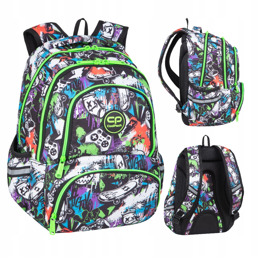 Plecak szkolny wielokomorowy CoolPack wielokolorowy 24 l