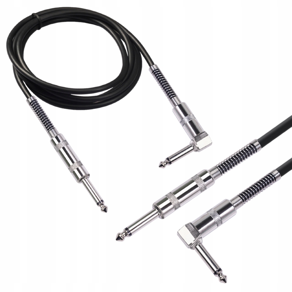 Kytarový Kabel Kytarový Úhlový Nástrojový Kabel Pružina Jack 5 M