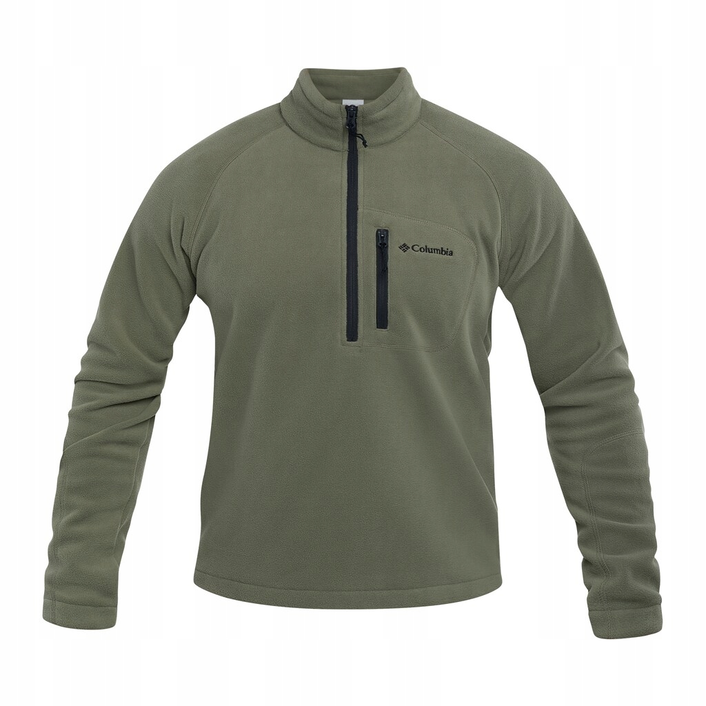 Polar Mikina fleecová Columbia Fast Trek III Half Zip Stone Green/Shark S