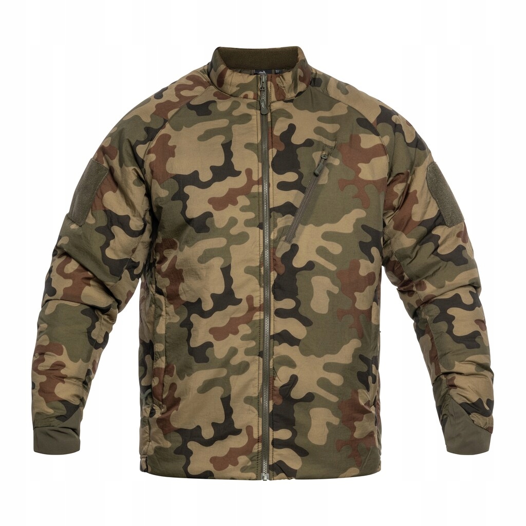 Zateplená bunda maskáčový Helikon-Tex Wolfhound Climashield Apex Pl Woodland L