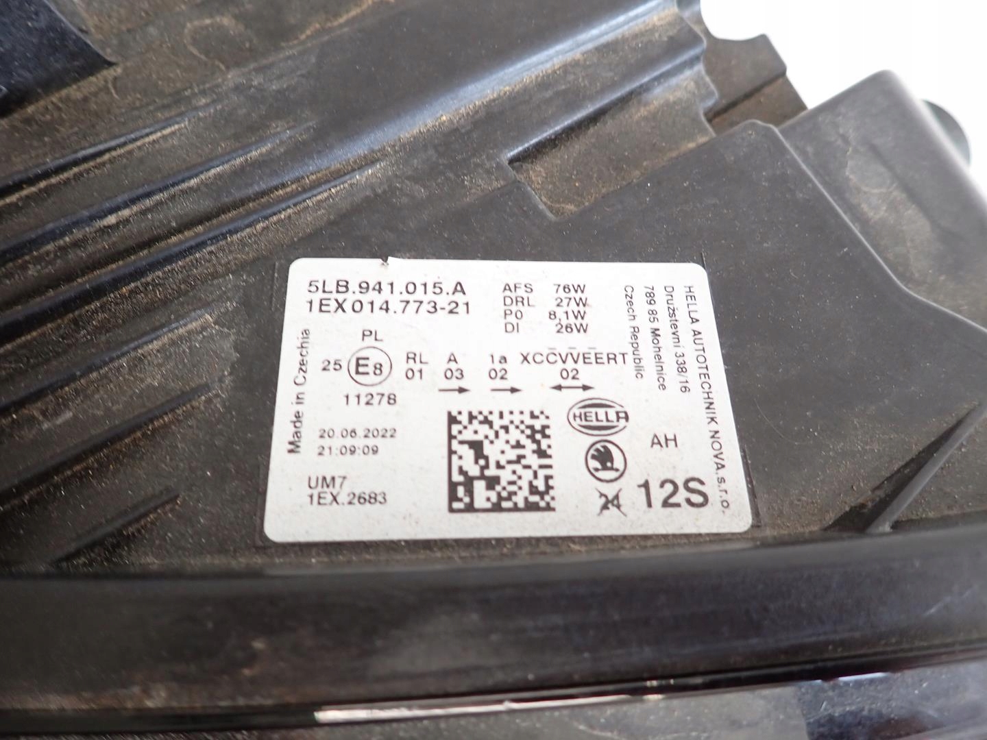 light front front left SKODA ENYAQ 2021- FULL LED 5LB941015A