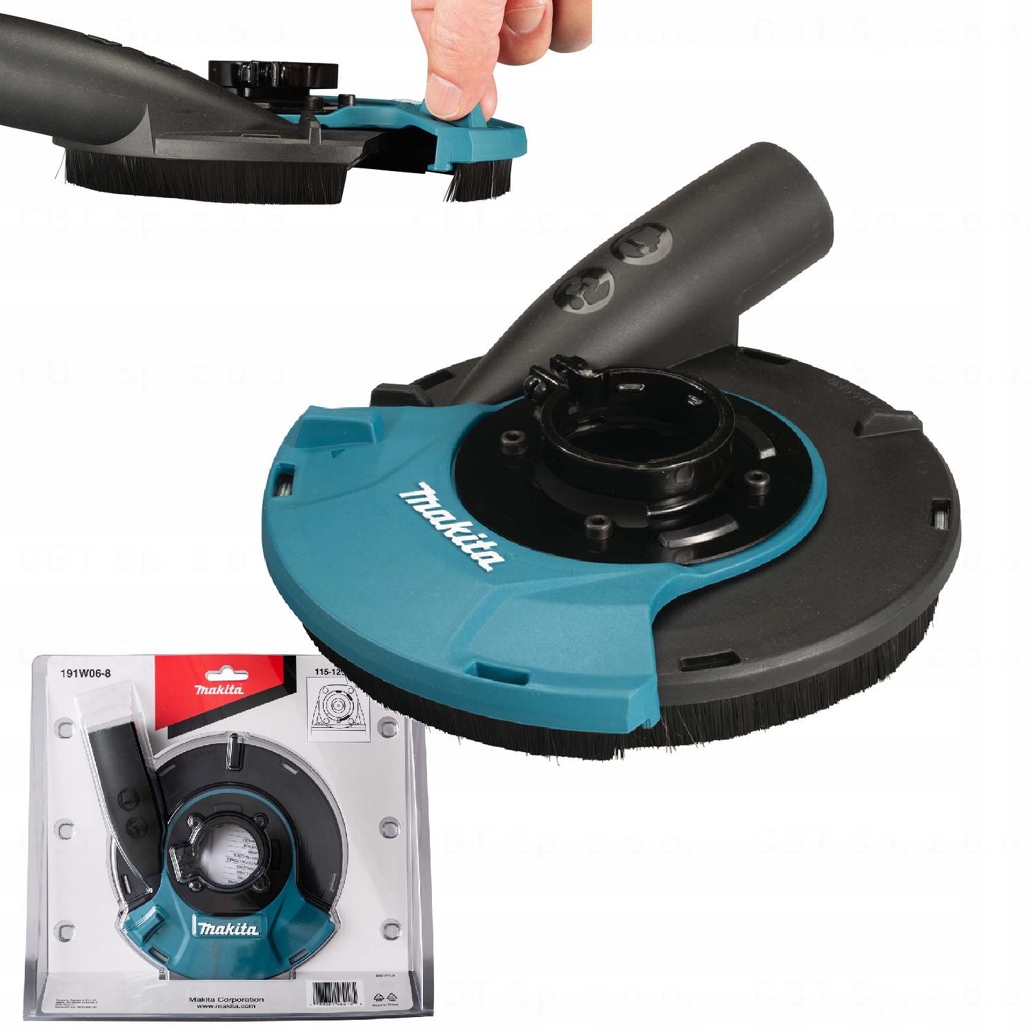 Protiprachová Krytka Pro Úhlovou Brusku 115 125, Nástavec S Odsáváním