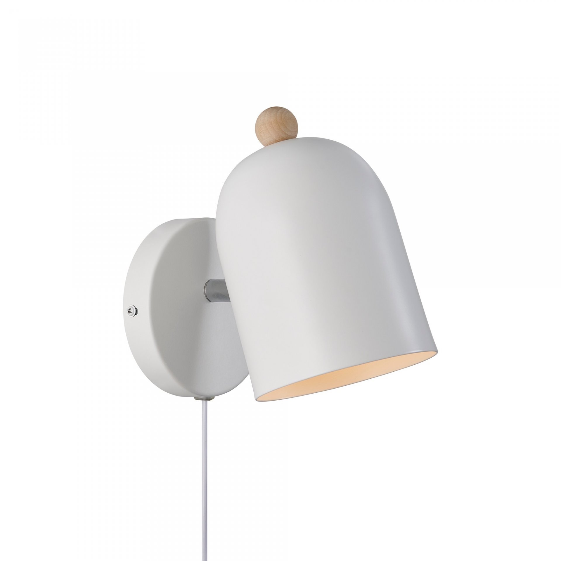 Nástěnné svítidlo moderní Gaston bílé pohyblivé 19,5 cm Nordlux