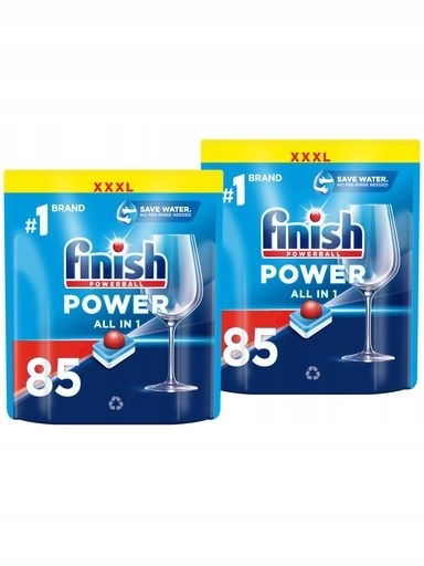 Levně Finish Tablety do myčky Power All in 1 fresh sada 2 x 85 kusů