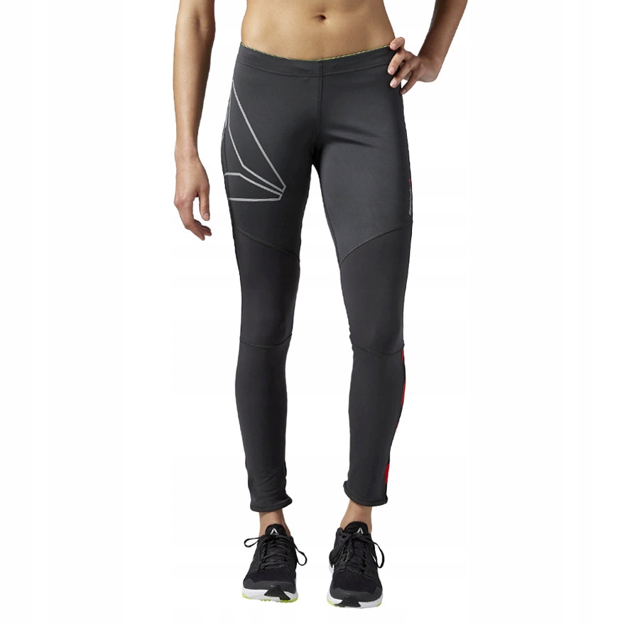 Legginsy treningowe Reebok S94271 getry sportowe termoaktywne do biegania