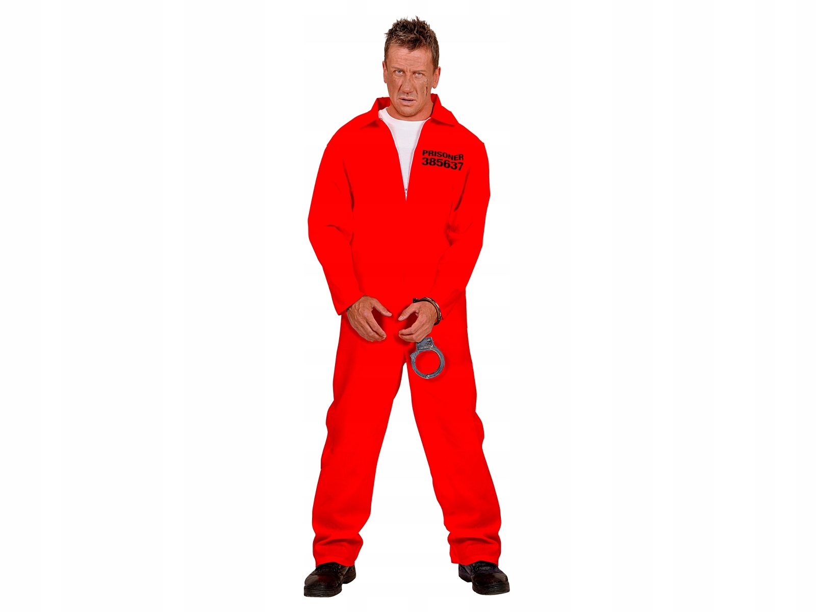 Oranžový Kostým vězně, vel S, Karneval kostým