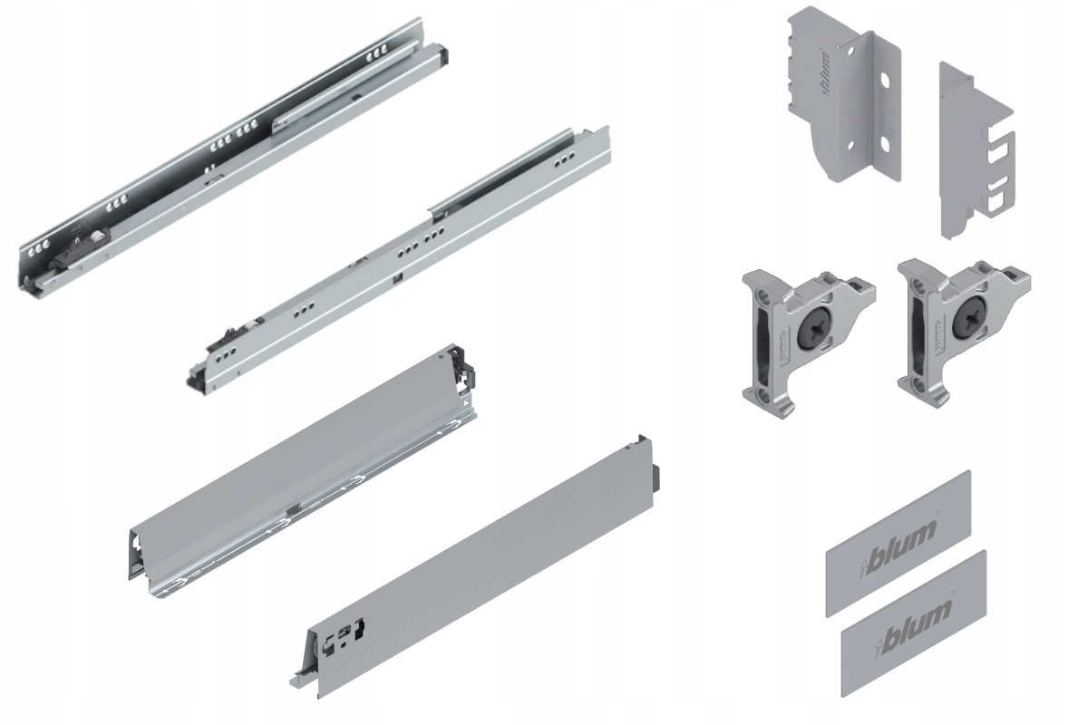 

Blum Szuflada Tandembox 500 Niska M Szara 30kg