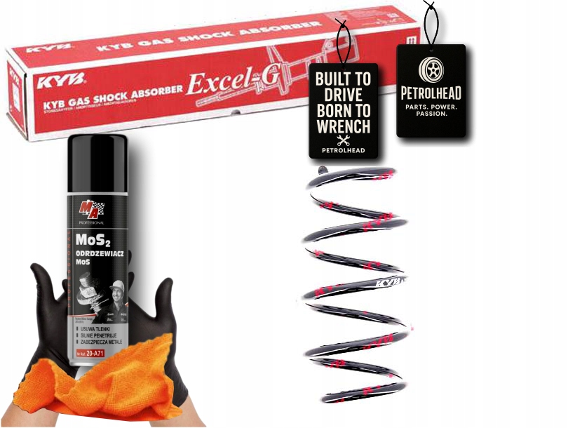 Pružina Zavěšení Přední L/p Audi A3 Skoda Octavia #Petrolhead Pro+ Kit1