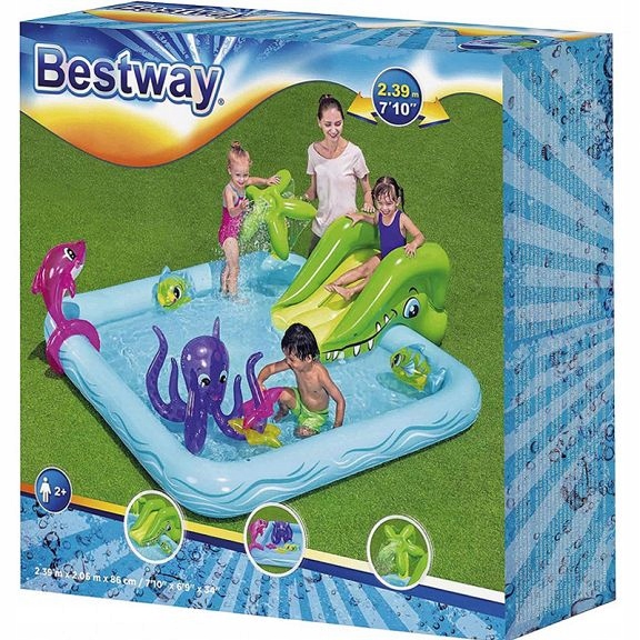 BestWay Nafukovacie detské ihrisko Akvárium 53052