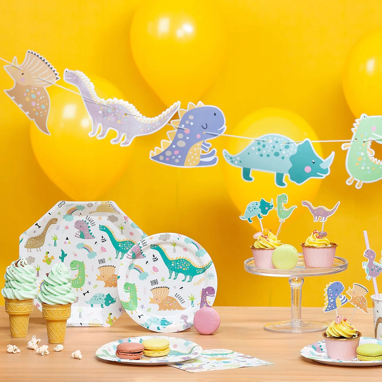 Kubeczki papierowe DINOZAURY 220 ml 6 szt na urodziny dla dzieci EAN (GTIN) 5904610116661