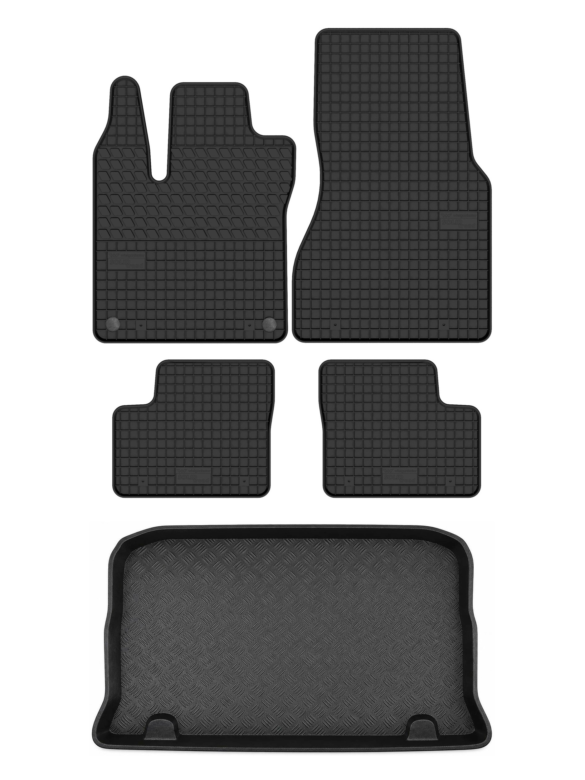 Gumové rohože SolidTread rohožka do kufra pre: Renault Twingo III 2020-