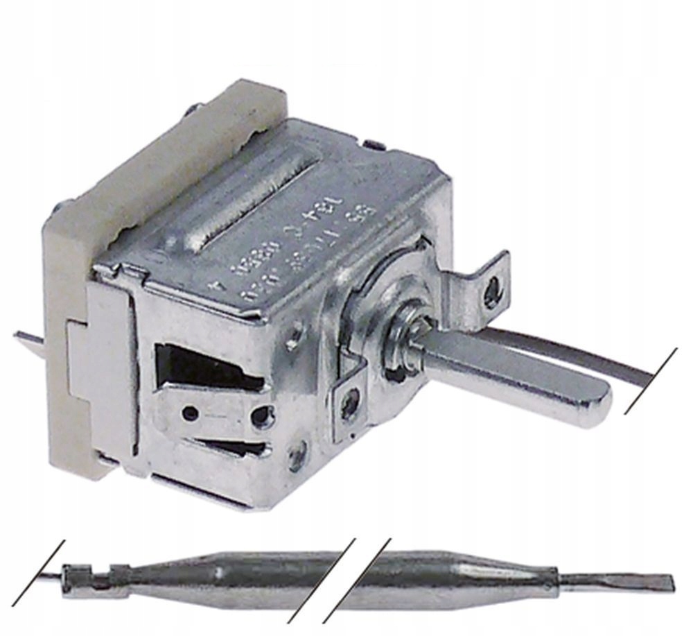 Regulační termostat 1-fázový, funkce 1NO, maximální teplota 184 °C Ego