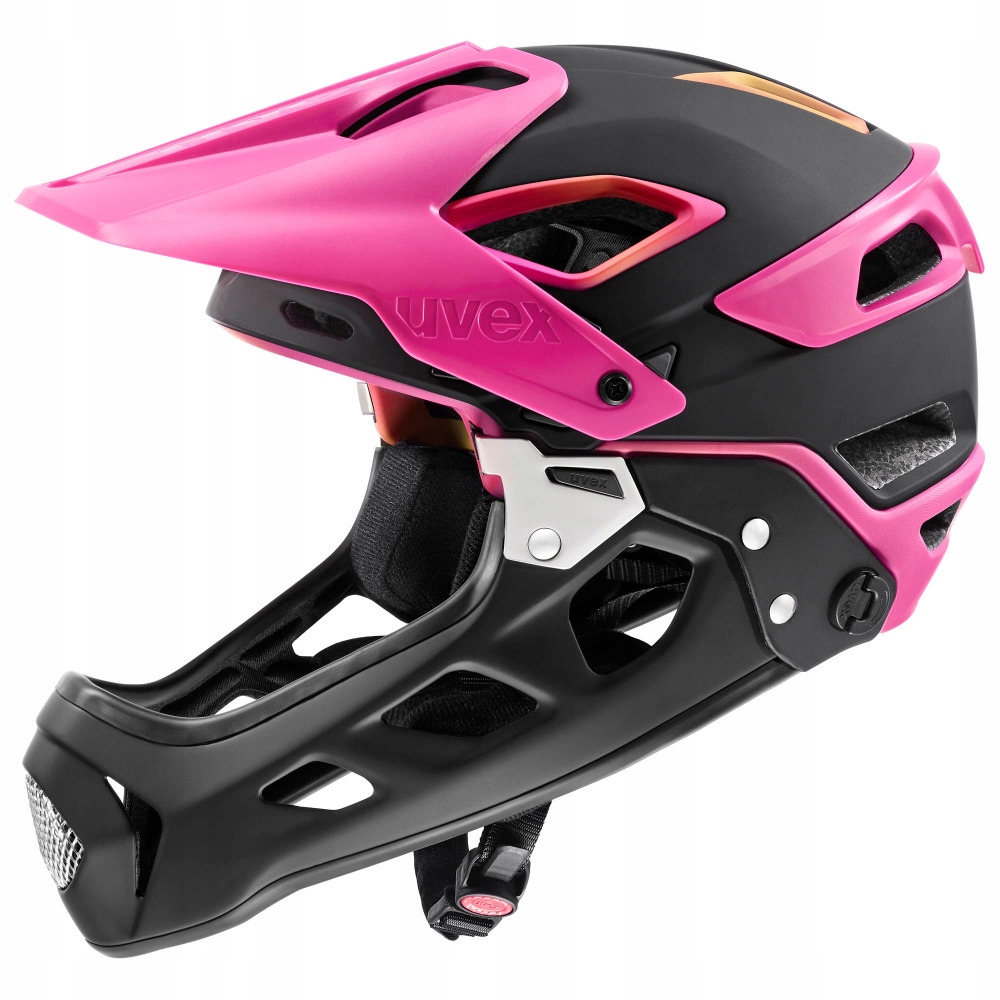 Cyklistická přilba fullface Uvex Jakkyl Hde Future Black M 52-57 cm