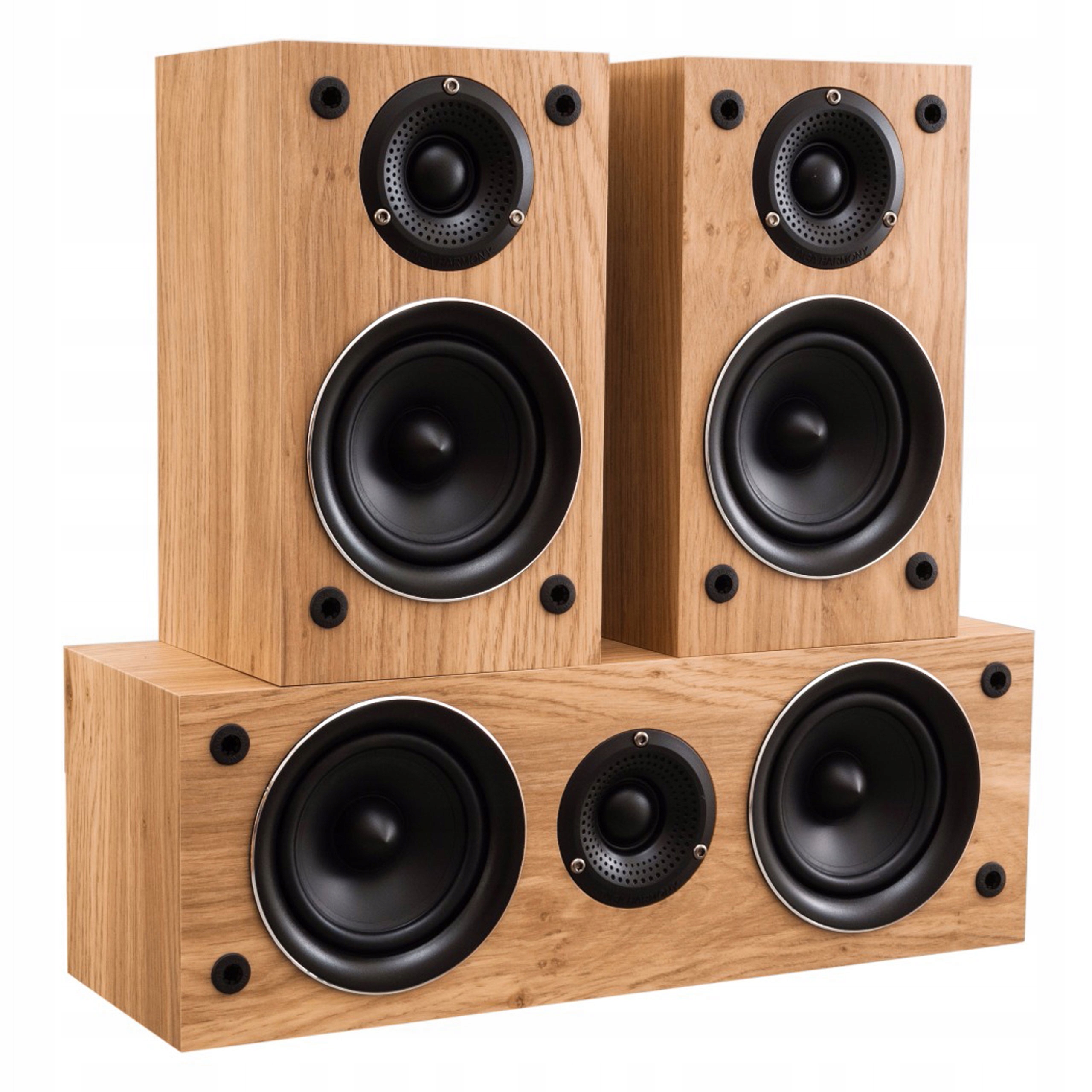 ZESTAW GŁOŚNIKÓW KINA DOMOWEGO 5.0 TAGA HARMONY TAV-506 v2 DĄB Zestaw głośnikowy 5.1