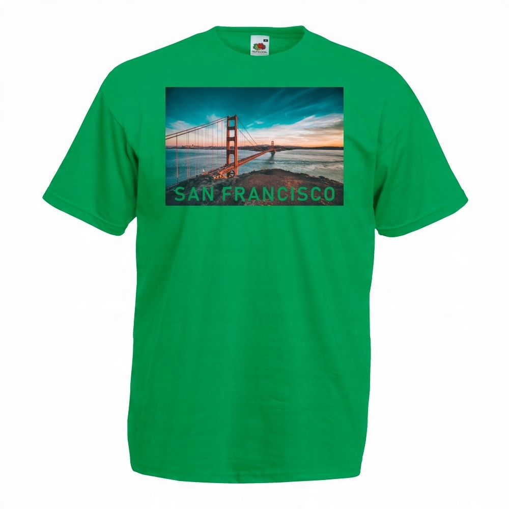 

Koszulka miasto San Francisco Usa S zielona