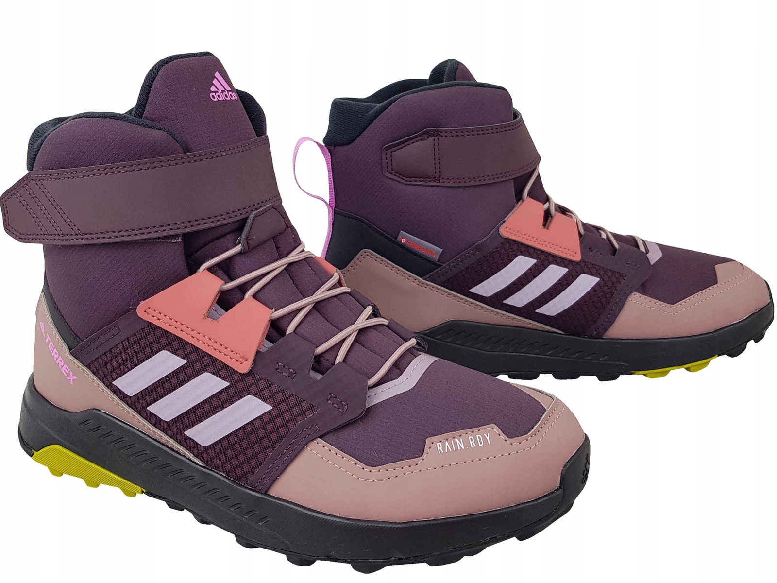 Adidas Terrex Trailmaker GZ1173 Śniegowce Trapery Membrana Na Rzepy Fiolet