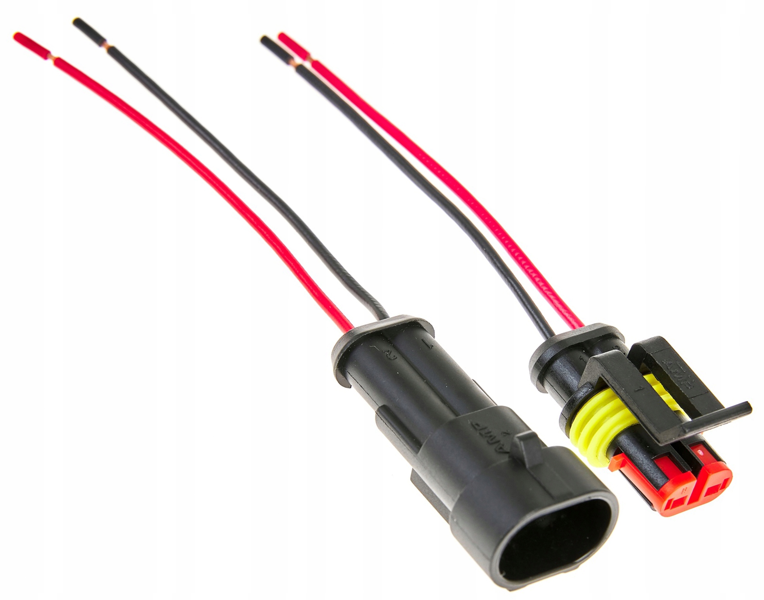 KOSTKA WTYK ZŁĄCZE HERMETYCZNE SUPERSEAL 2 PIN 1.5 Z KABLEM SAMOCHODOWE