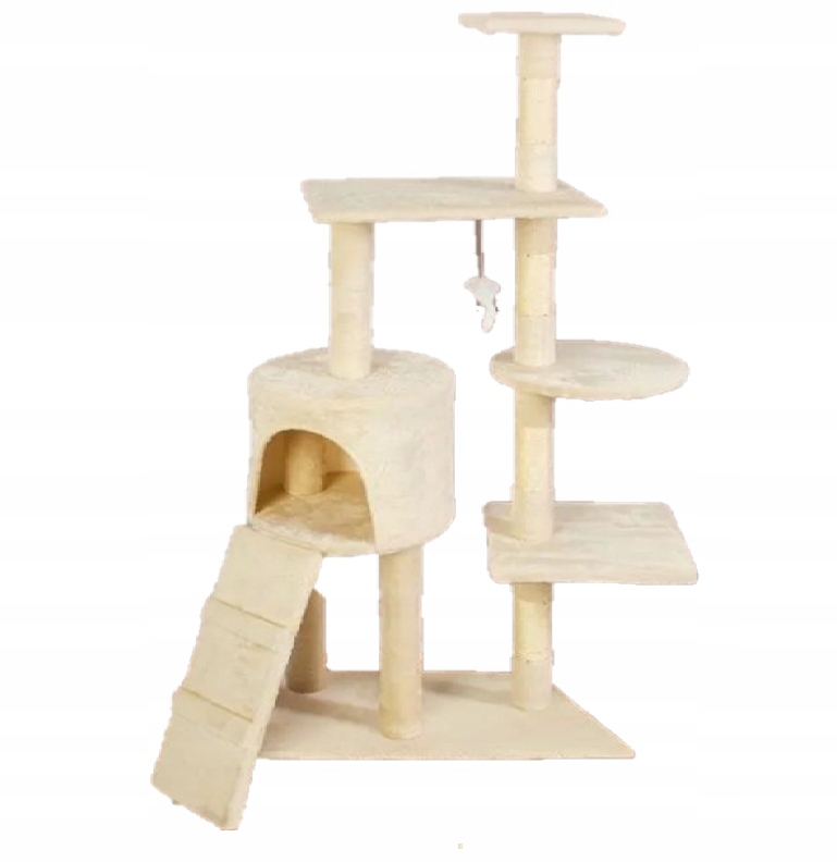 Levně Kitty Škrabadlo s centrem aktivit a relaxace pro kočky 47x78x138 Cm