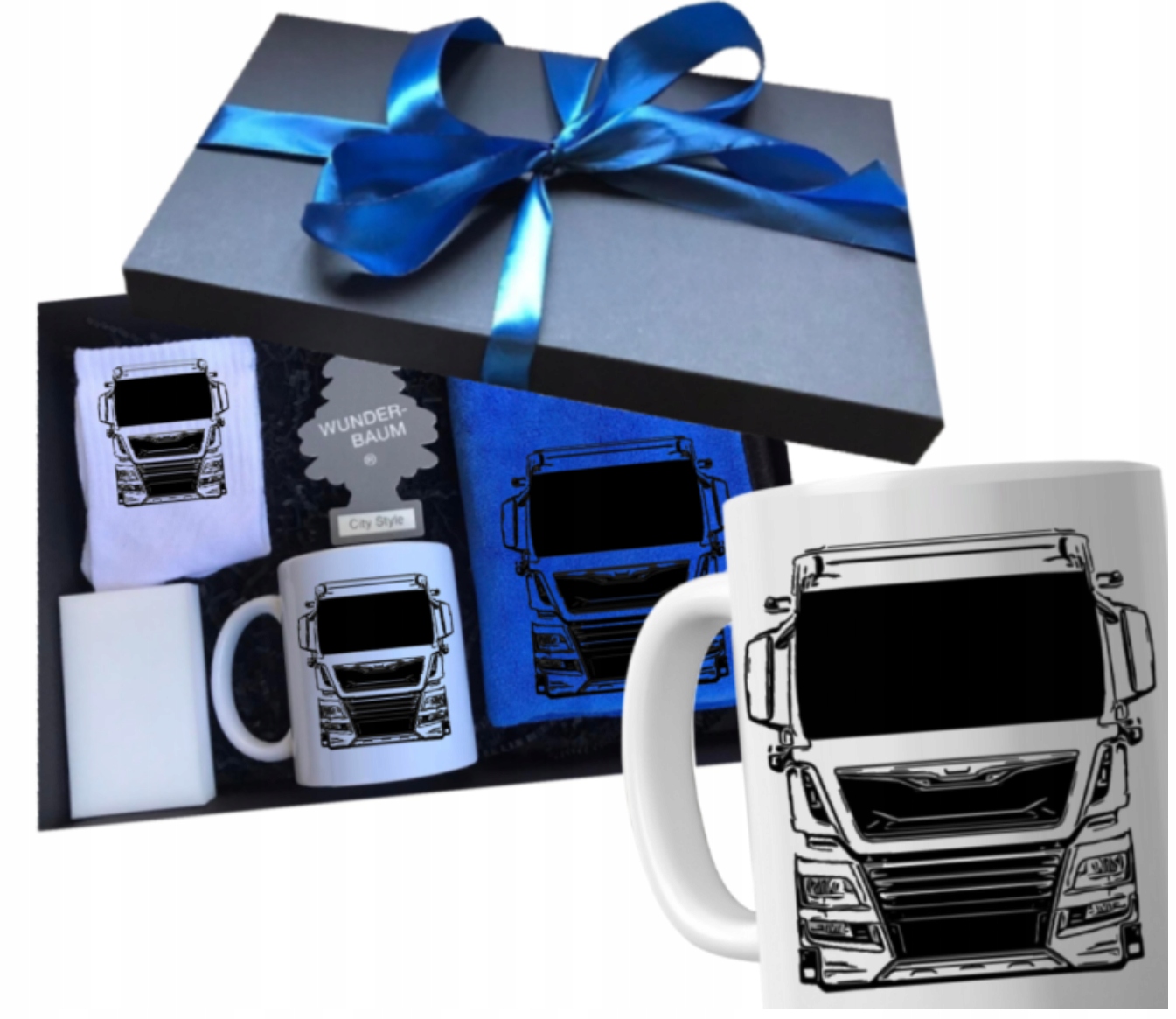 Sada automobilového hrnku pro řidiče auta Man Tir pro kluka otce