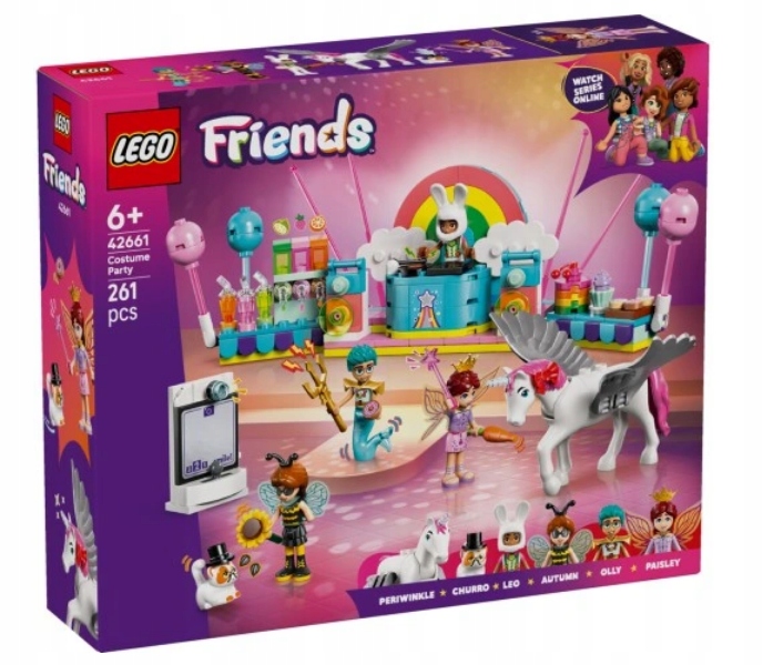 Lego 42661 Friends Maškarní Ples S Jednorožcem A Vílou