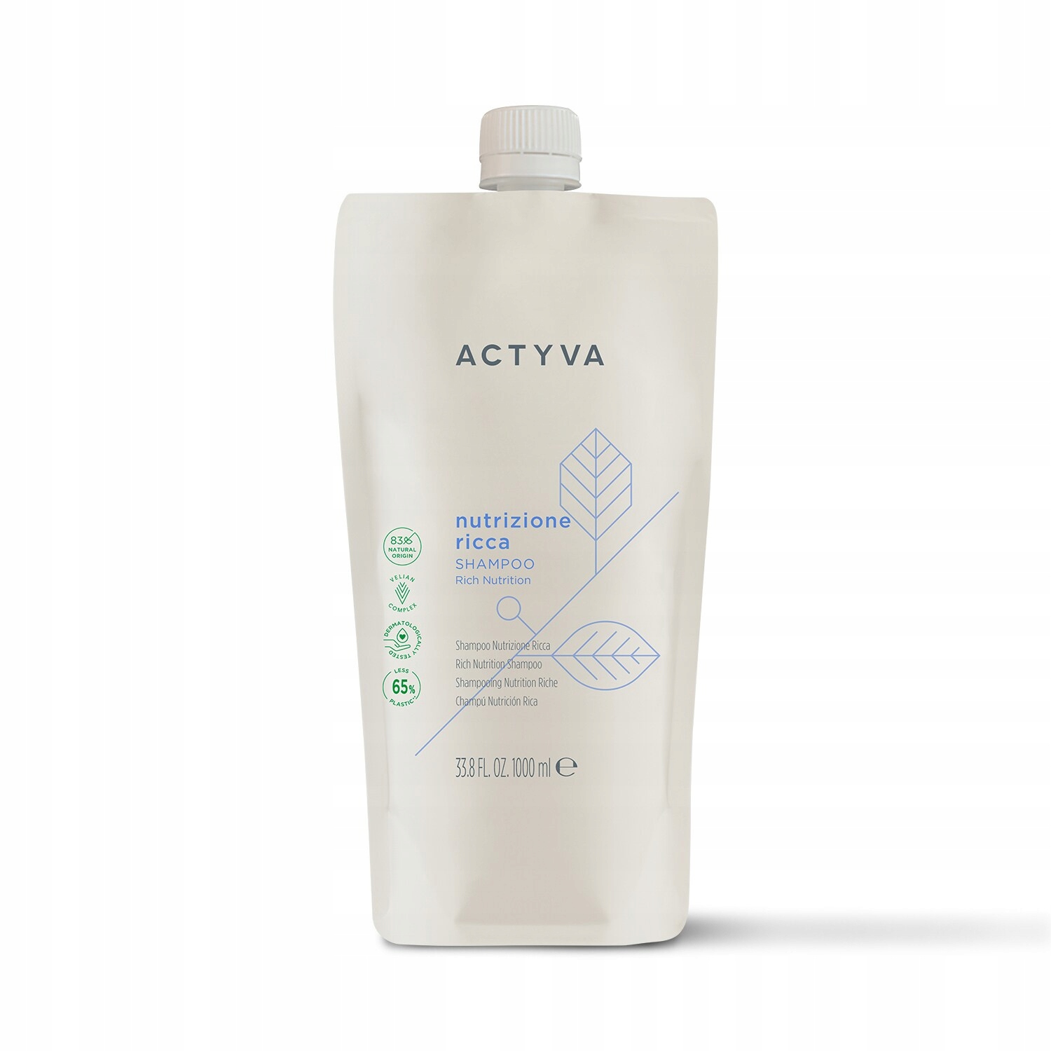 Kemon Actyva Nutrizione Ricca Refill Nawilżający Szampon do Włosów1000ml