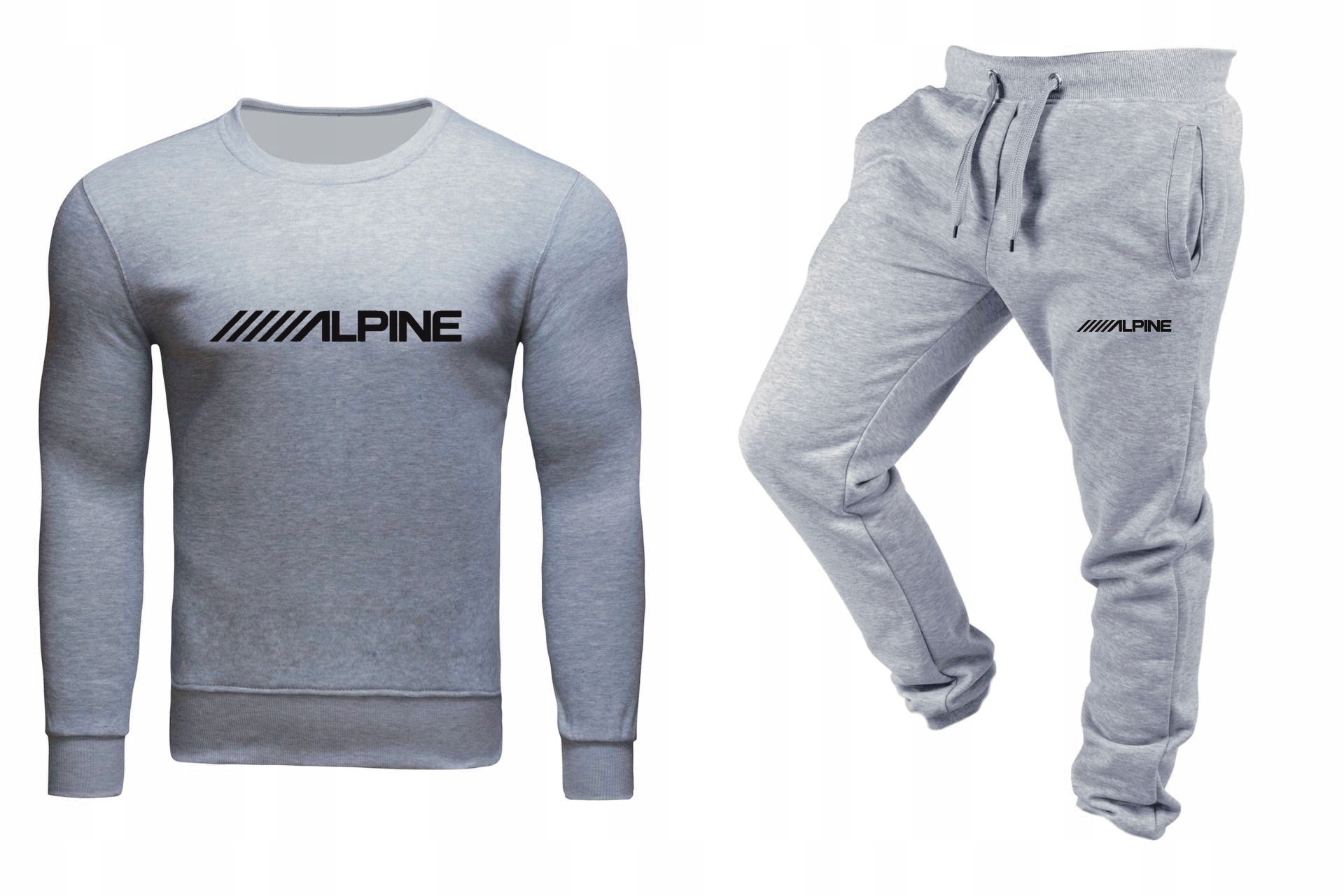 Tepláková Souprava Teplákovka Bez Kapuce Bez Kapuce Šedá XL