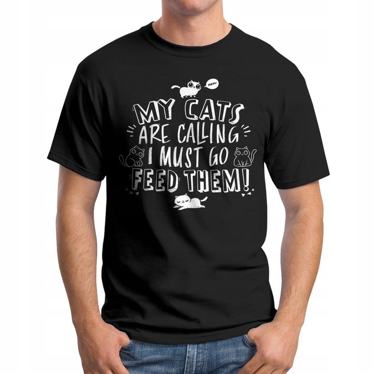 

Koszulka T-Shirt My Cats Are Calling Koty L