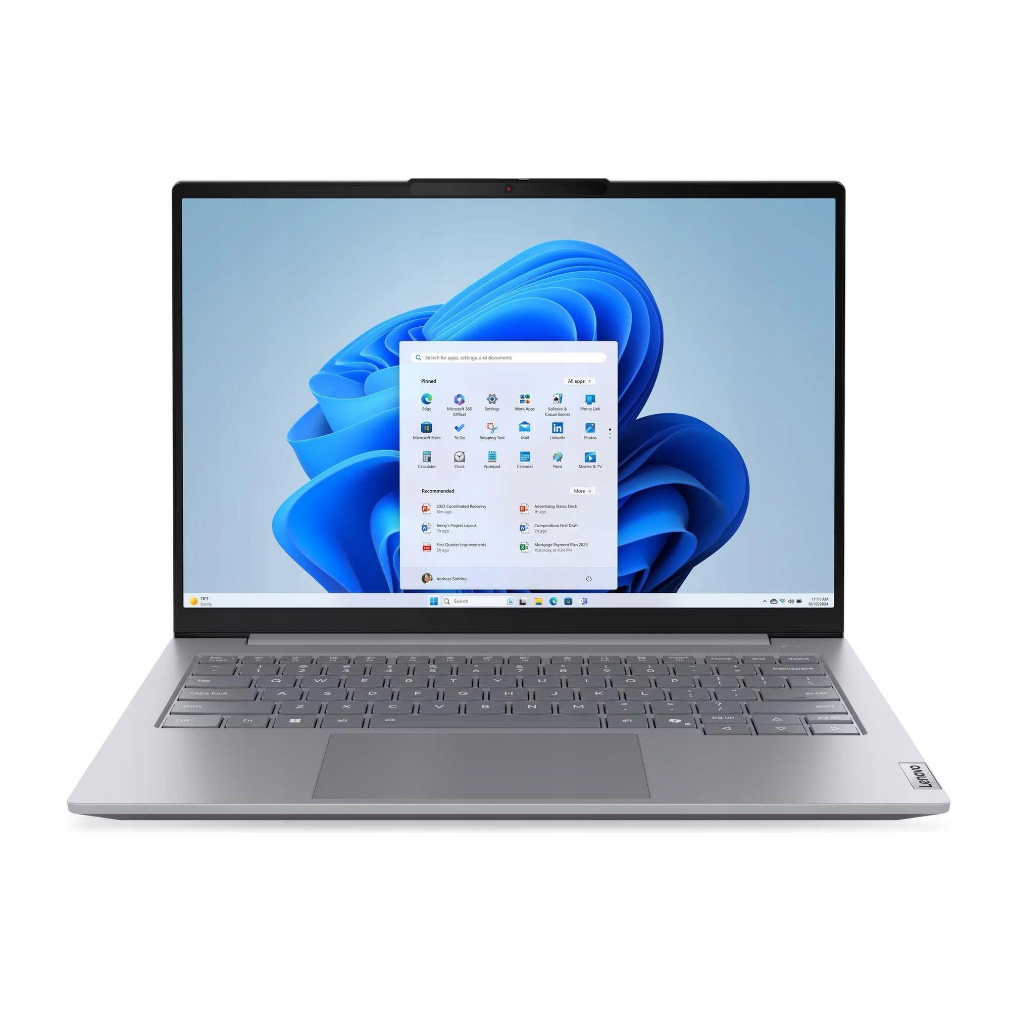 Laptop Lenovo ThinkBook 14 G8 14" Wuxga Core 3 100U 16GB 256GB Ssd Win11Pro