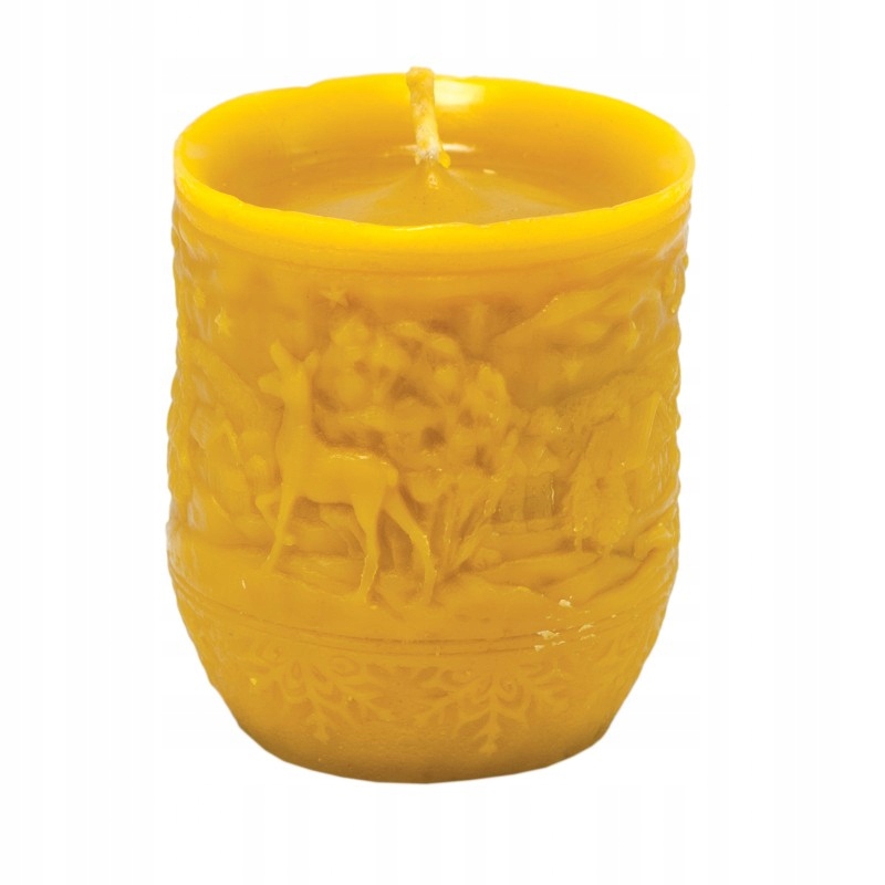 Forma silikonowa ŚWIECA Z ZIMOWYM PEJZAŻEM