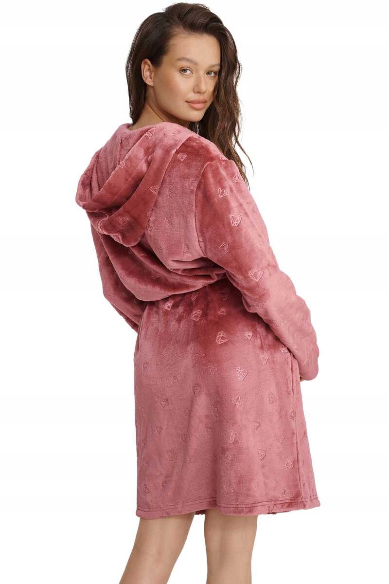 SZLAFROK DAMSKI HENDERSON 41066-39X GLOSSY r.XXL Kolor czerwony