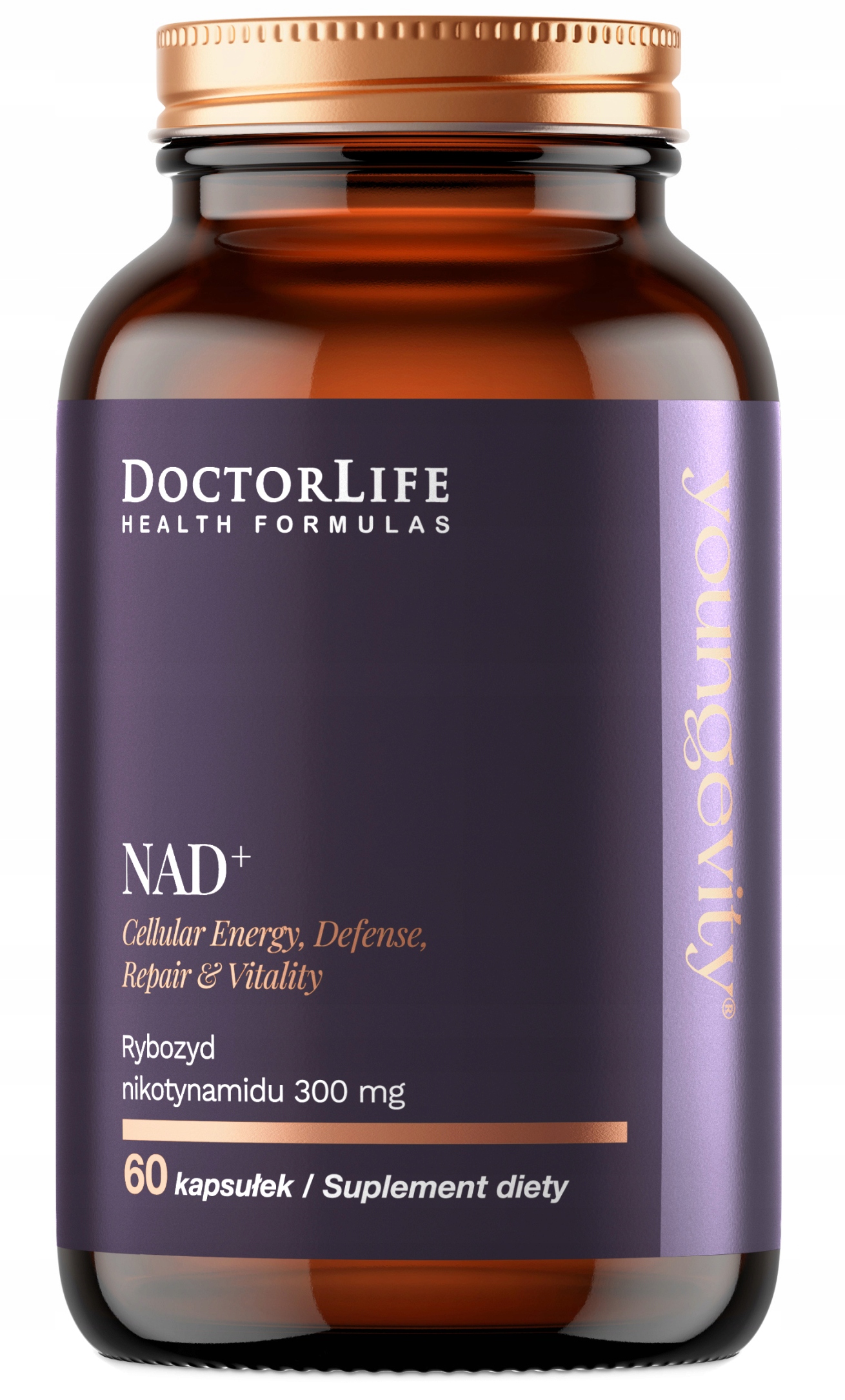 Doctor Life Nad+ Rybozyd nikotynamidu Energia Atp Witalność Zdrowie