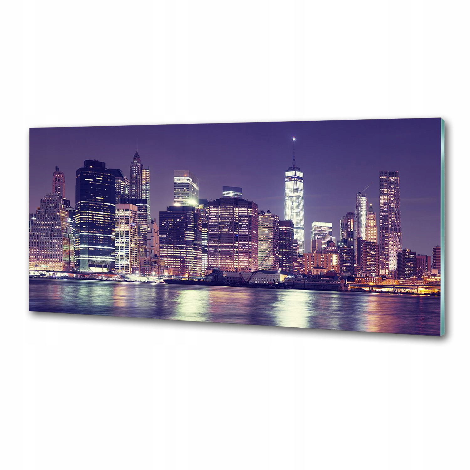 Panel do kuchyně New York v noci 125 x 50 cm Lepidlo