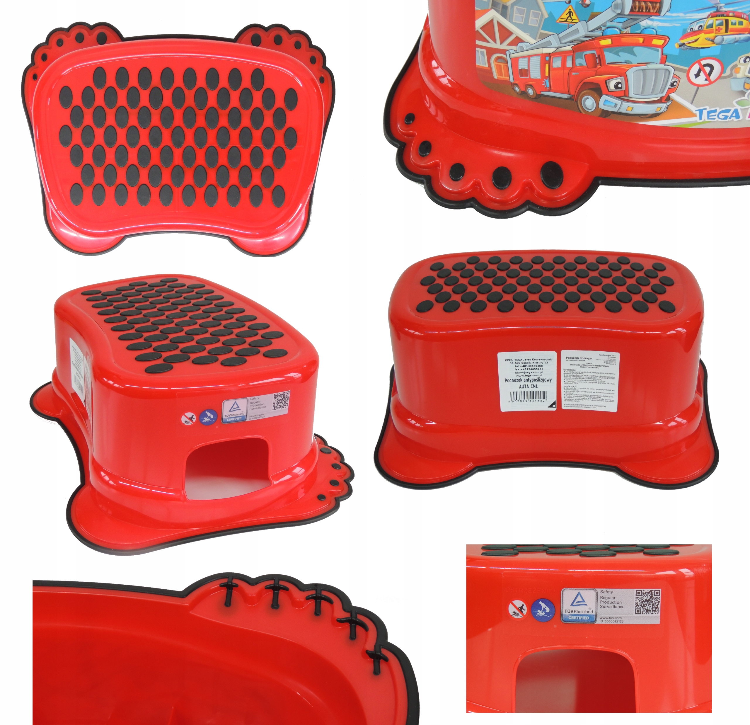 NAKŁADKA SEDESOWA PODEST PODNÓŻEK do toalety TEGA Odcień jasnożółty