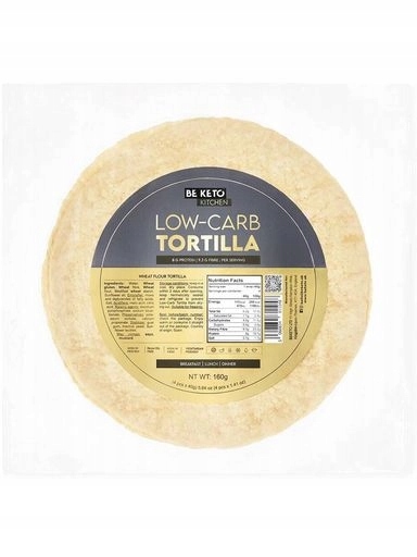 Levně 2x Tortilla Keto Low Carb placky 4x 40 g wrap 160 g BeKeto