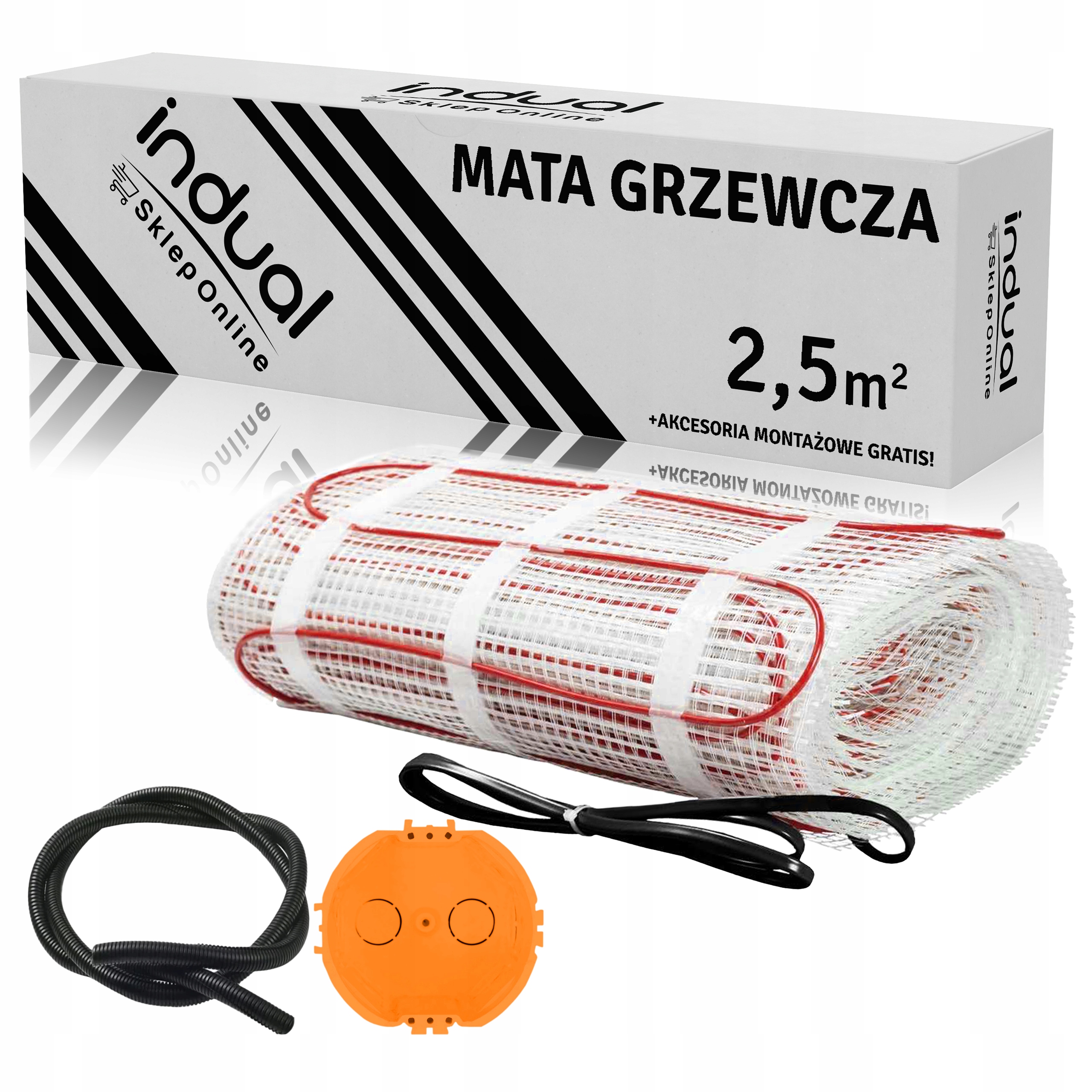 

Mata grzewcza 2,5m-150W/m2