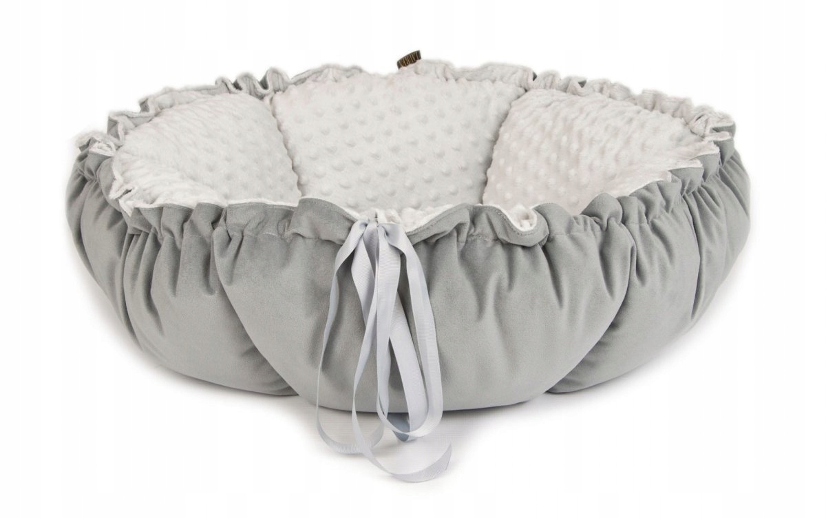 

Legowisko Daisy 65cm Szary Velvet + Szary Minky