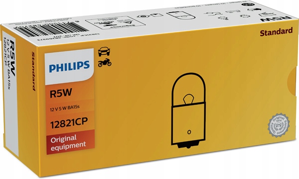 

Żarówka 12 V/ R5W 5W BA15S Ph 12821CP