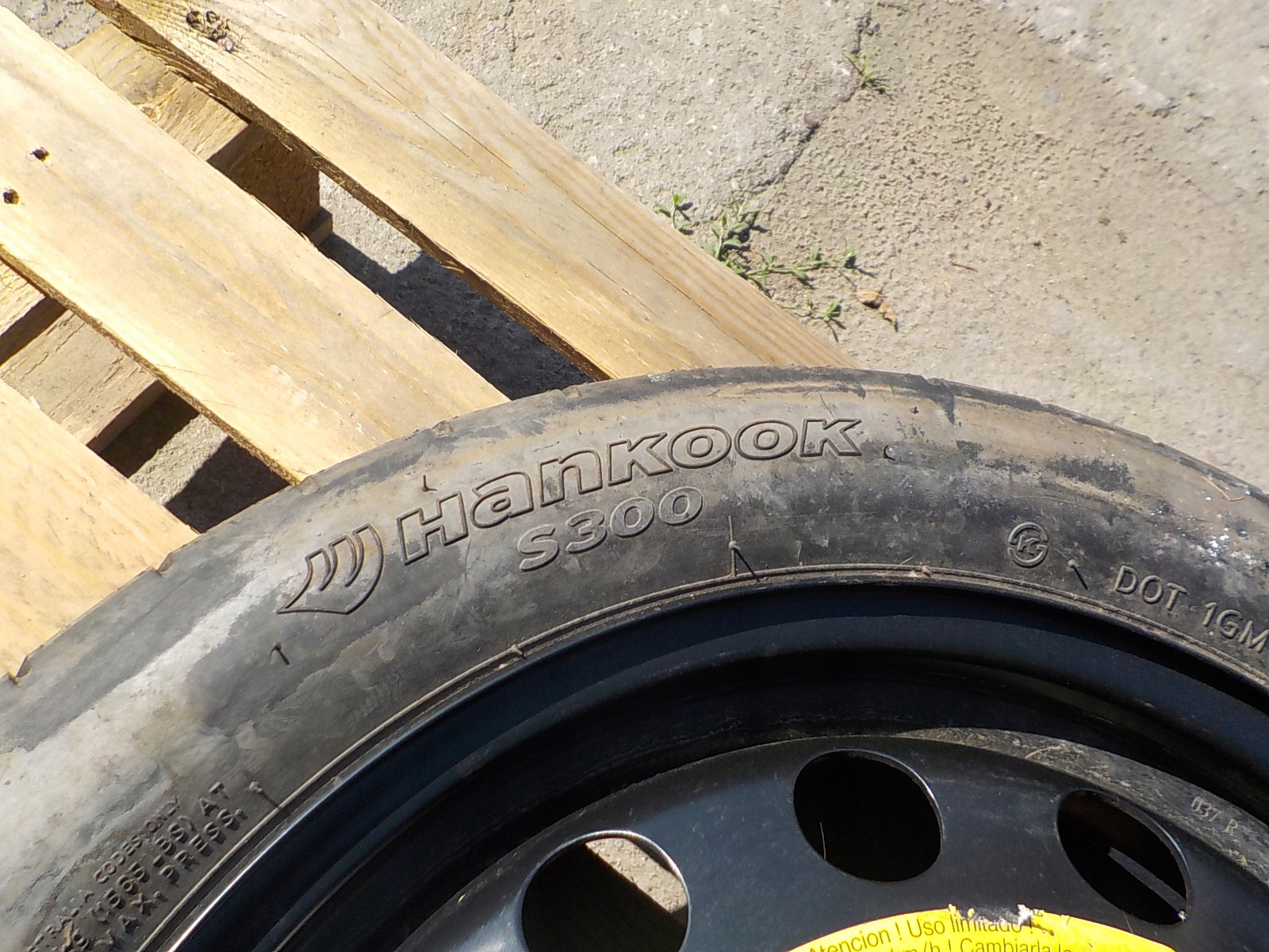 AUDI A3 III 8V Roue de secours R16 5x112 1K0601027F